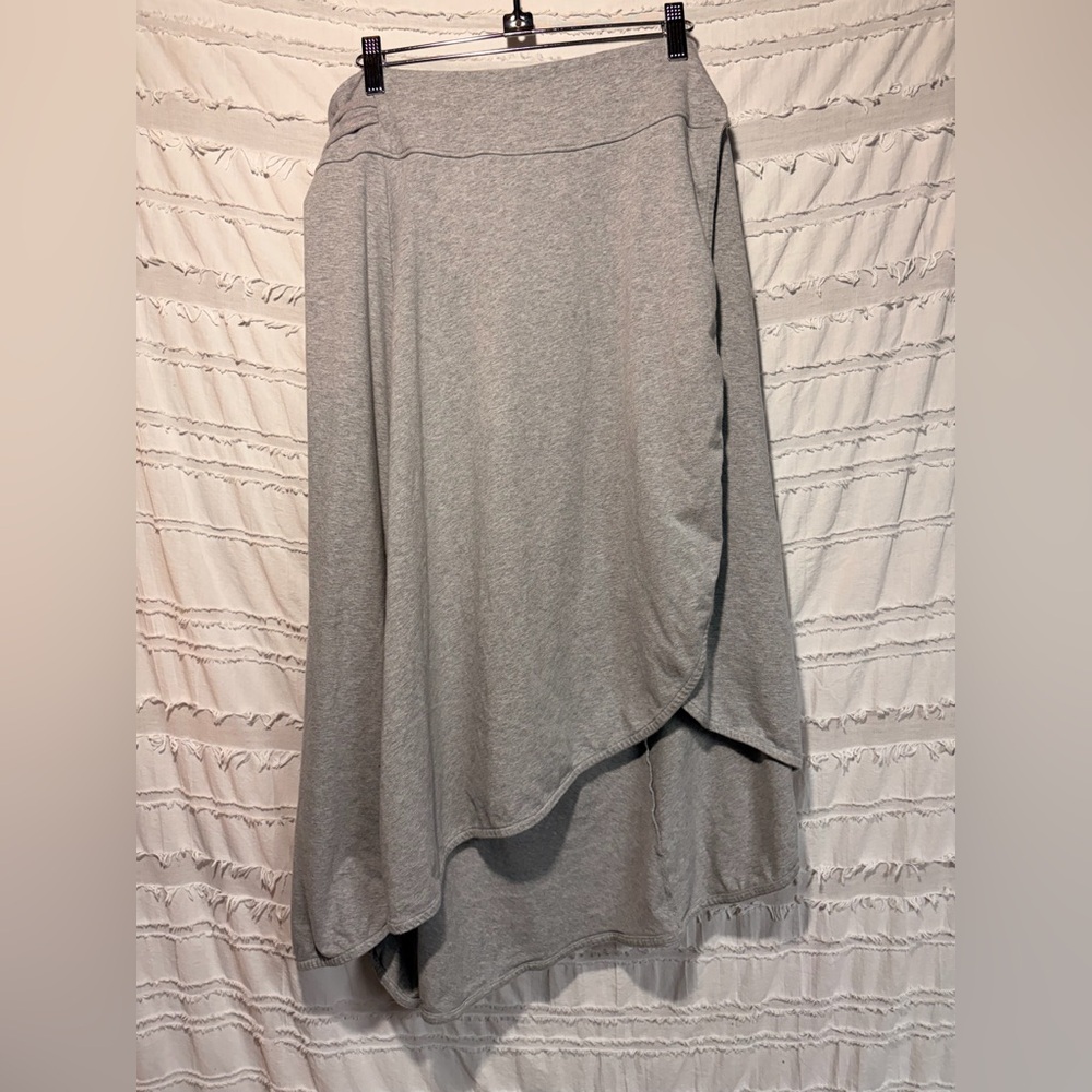 Pact organic cotton wrap skirt